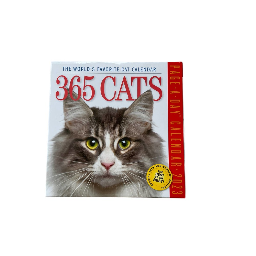 2023 Daily Desk Calendar 365 Cats New
